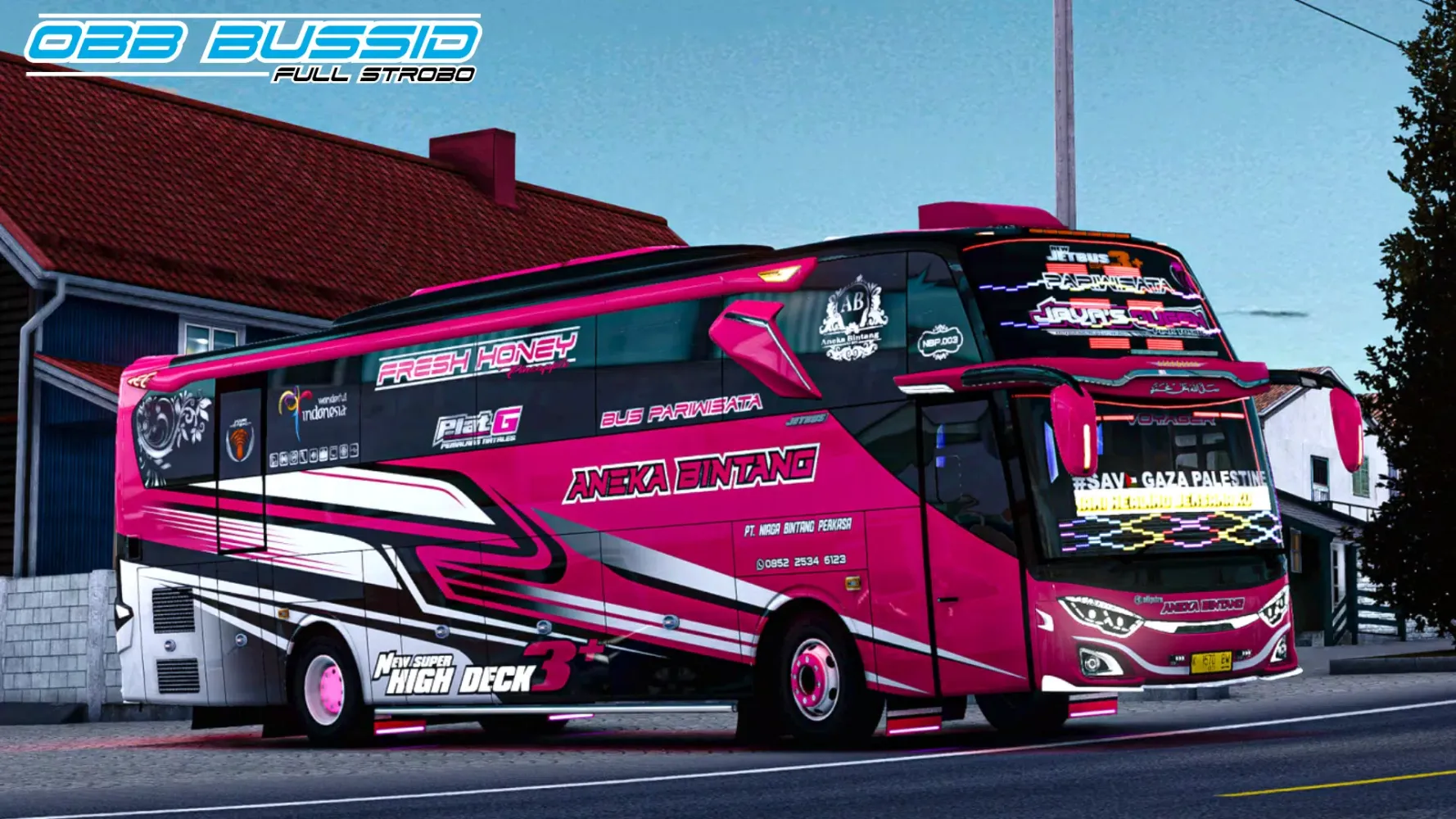 OBB Bussid Full Strobo Screenshots