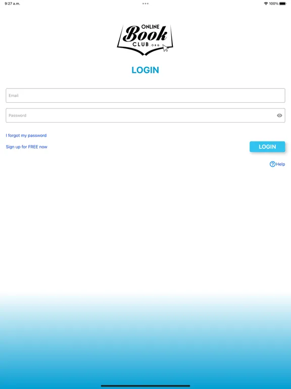 Tangkapan skrin OBC Reader iPad