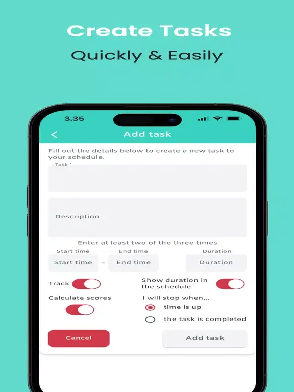 Disrit - Daily Schedules iPad  স্ক্রিনশট