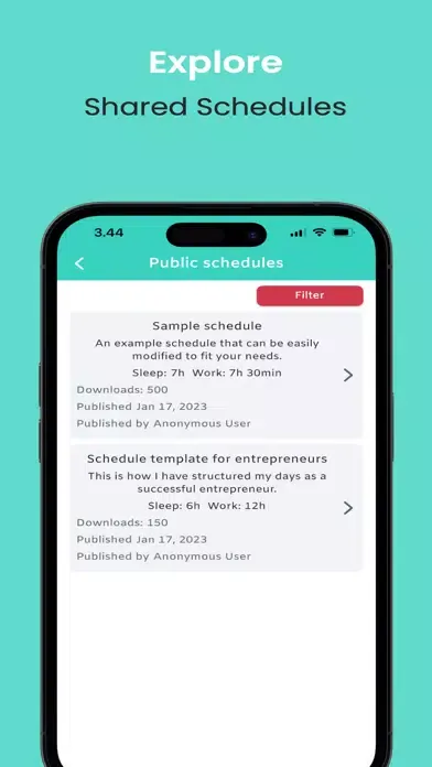 Disrit - Daily Schedules স্ক্রিনশট