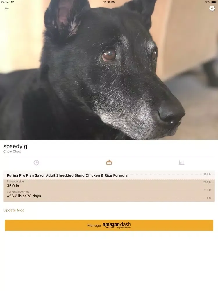 Ảnh chụp màn hình của Obe Digital Dog Wellness iPad 