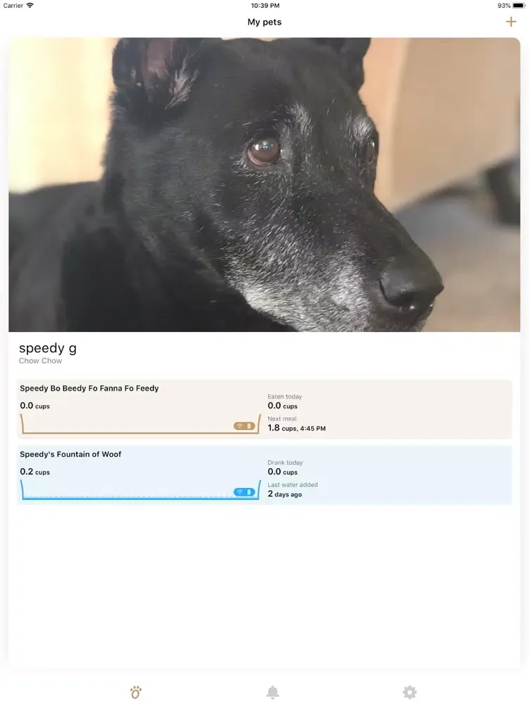 Ảnh chụp màn hình của Obe Digital Dog Wellness iPad 
