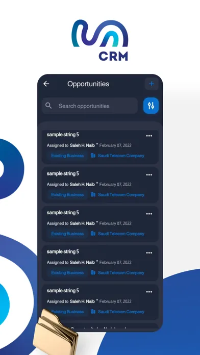 Capturas de pantalla de Saned CRM
