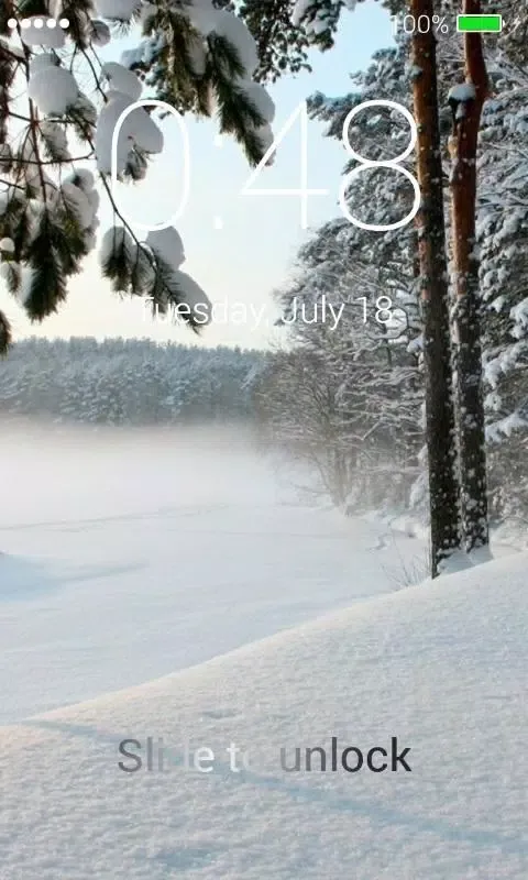 Winter Lock Screen Screenshots