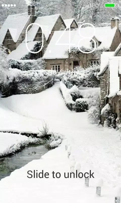 Winter Lock Screen Screenshots