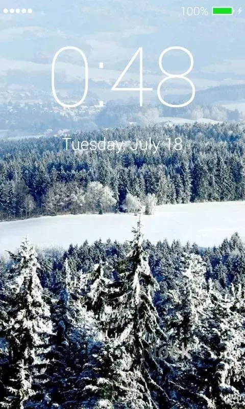 Winter Lock Screen Screenshots