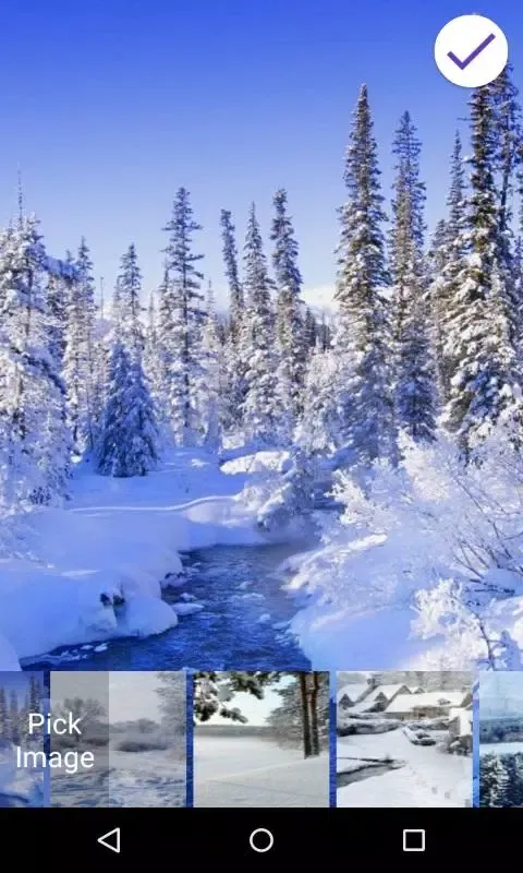 Winter Lock Screen Screenshots