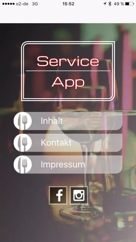 Capturas de tela do Ober4You ServiceApp