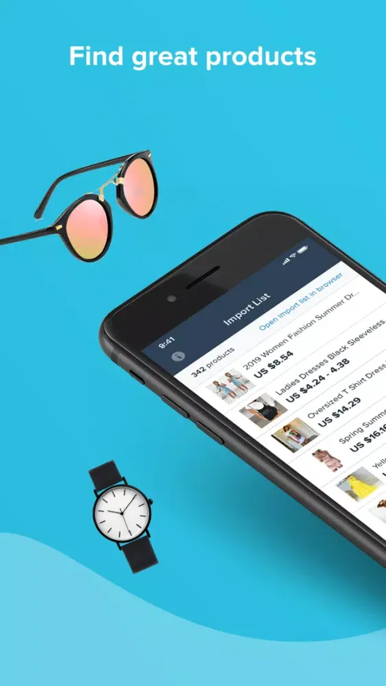 Screenshot di Oberlo | Product Importer