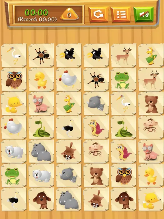 Memory Cartoon - Animals iPad 應用截圖