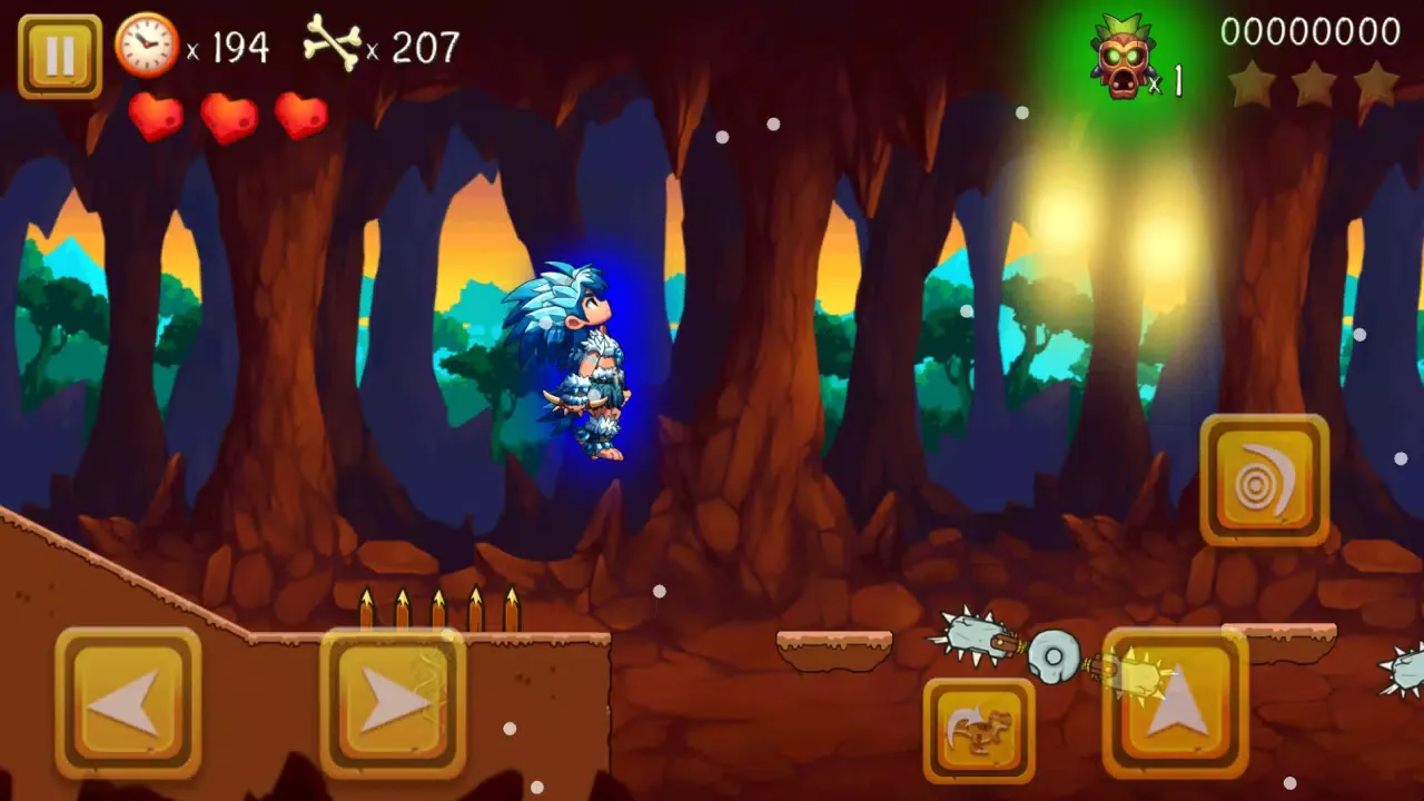 Capturas de tela do Super Warrior Dino Adventures
