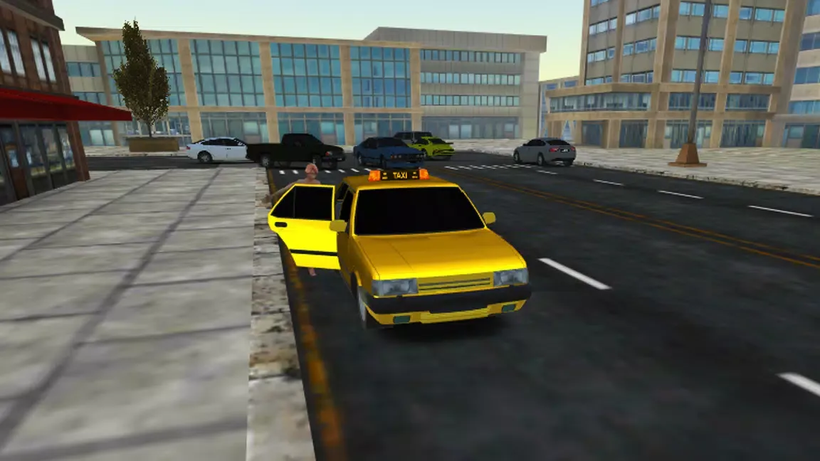 Captures d'écran de Taxi Driving Simulator