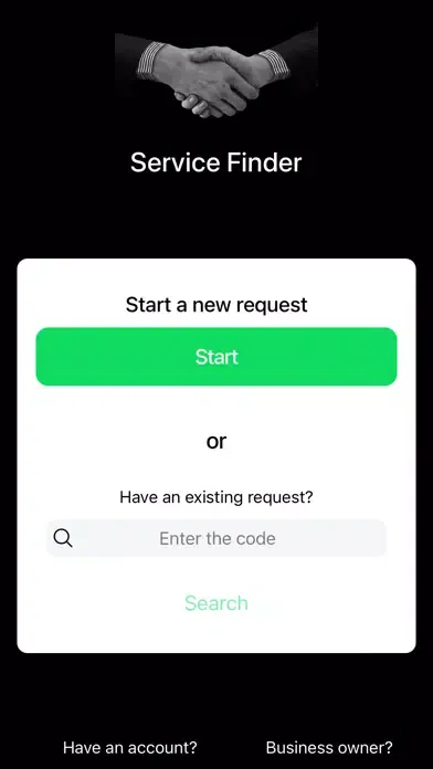 Скриншоты Service Finder