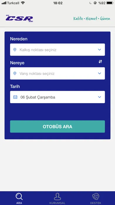Capturas de tela do Hatay CSR Seyahat