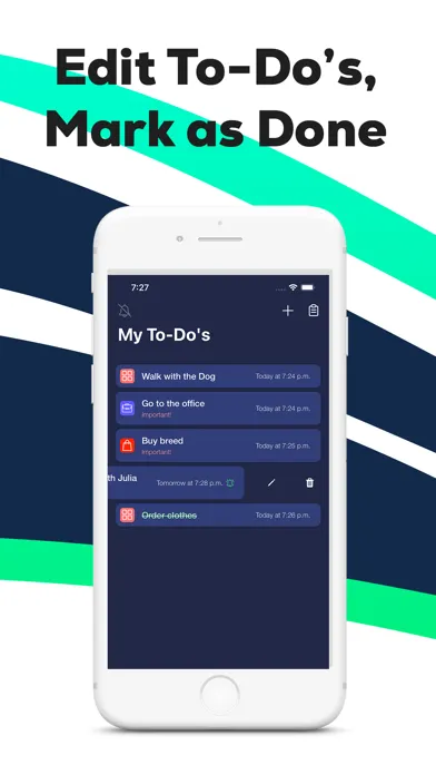 TODO Reminder Daily To Do List應用截圖