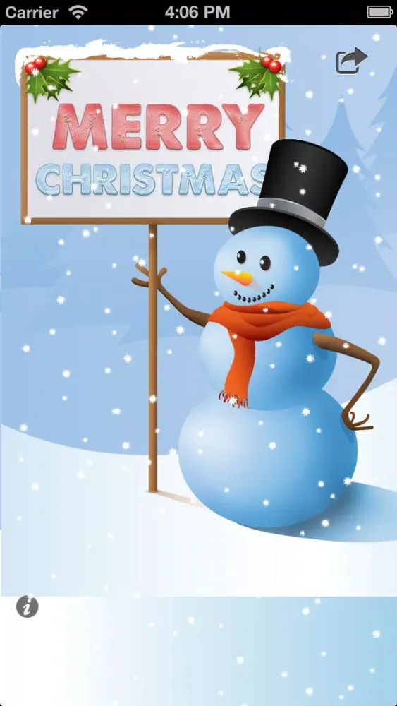 Capturas de pantalla de Christmas Countdown Free - Snow Globe with Christmas Music