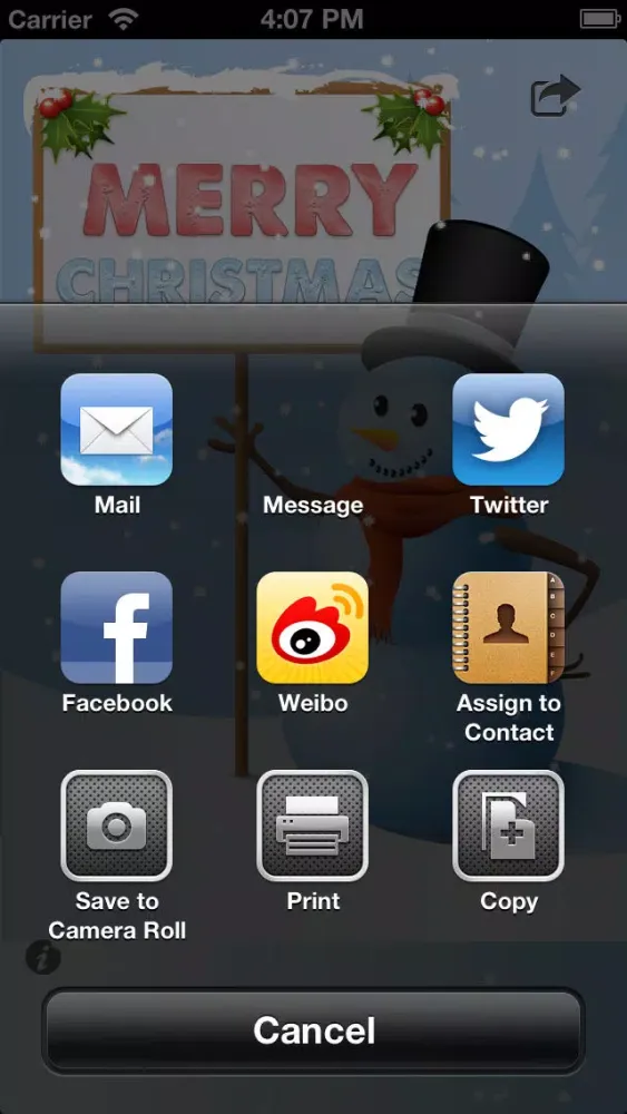 Capturas de pantalla de Christmas Countdown Free - Snow Globe with Christmas Music