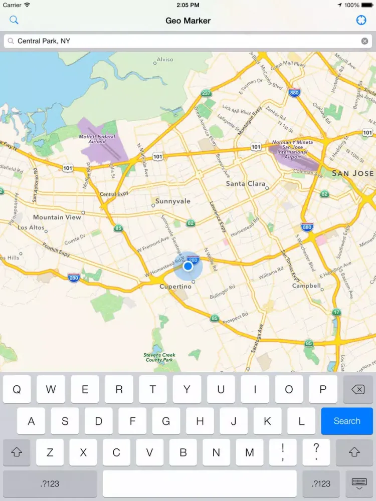 Geo Marker: Find Location Information iPad 应用截图