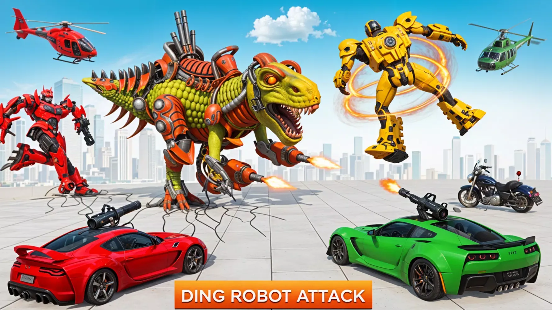 Dino Robot Games - Dino World Screenshots