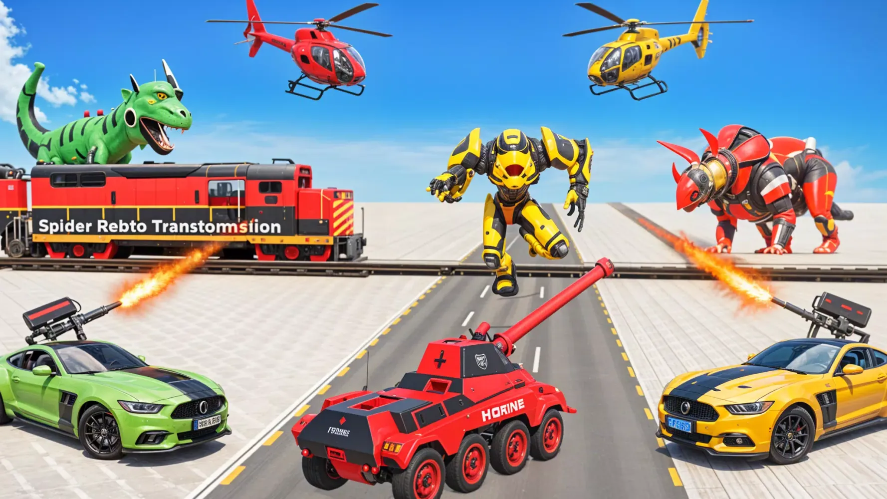 Dino Robot Games - Dino World Screenshots
