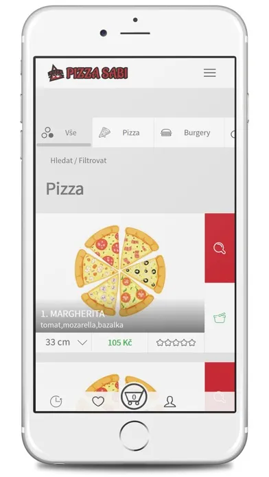 Tangkapan layar Pizza Sabi