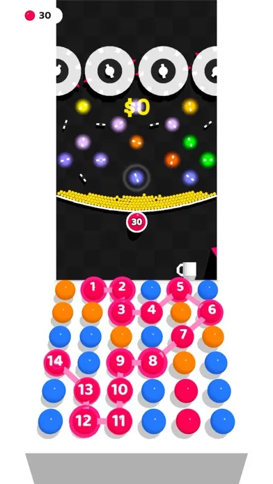 Tangkapan skrin Collect and Crush