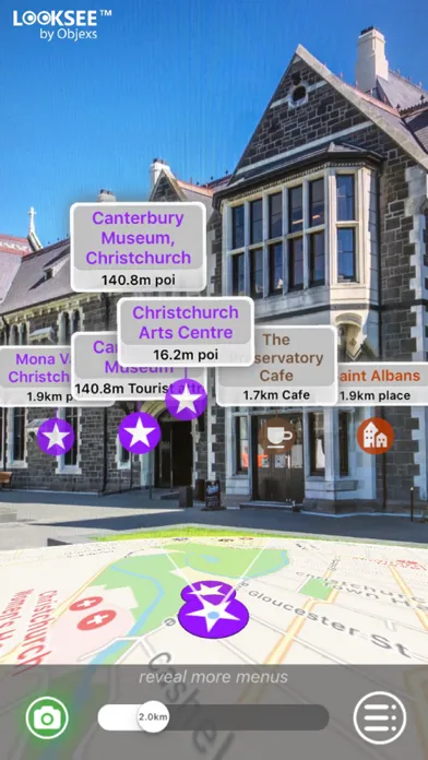 Christchurch Looksee AR Screenshots