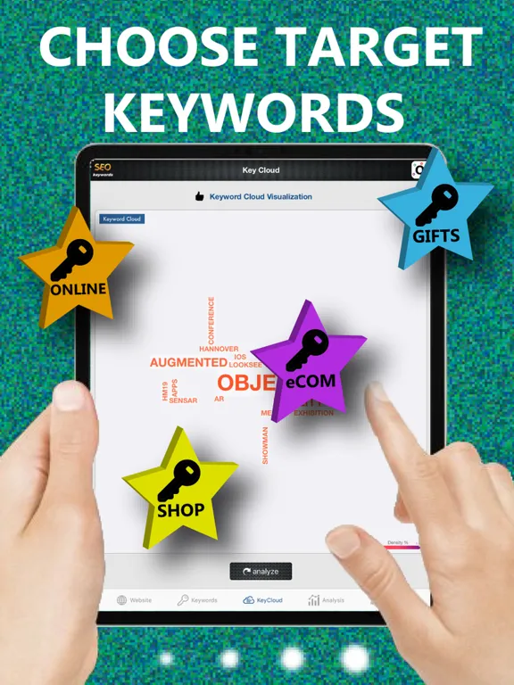 Captures d'écran de SEO Keywords iPad 
