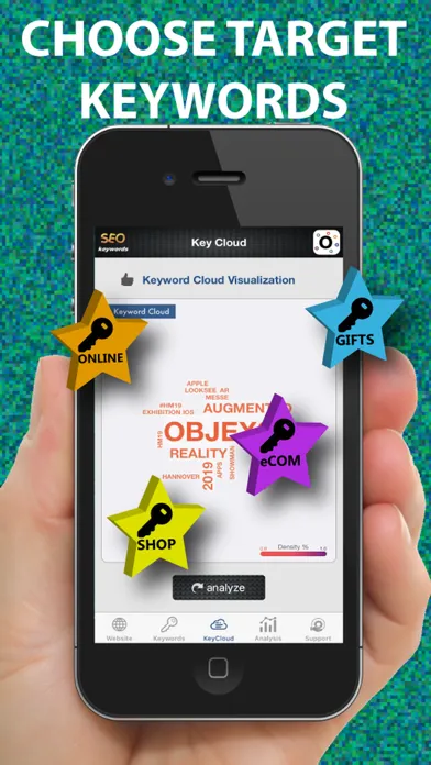Captures d'écran de SEO Keywords