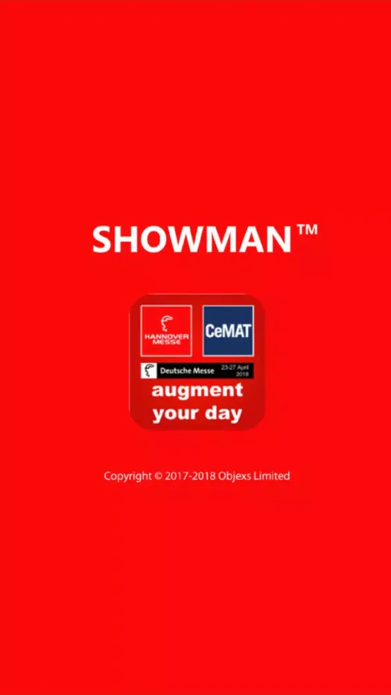 Hannover Messe 2018 Showman AR應用截圖
