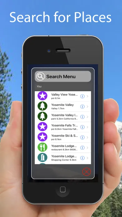 Ảnh chụp màn hình của Yosemite Looksee AR