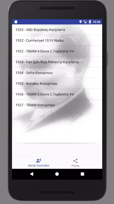Atatürk'ün Sesinden应用截图