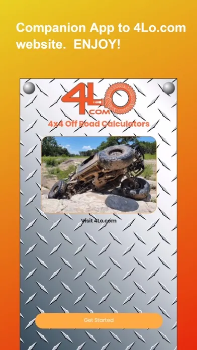 Capturas de tela do 4x4 and Off-Road Calculators