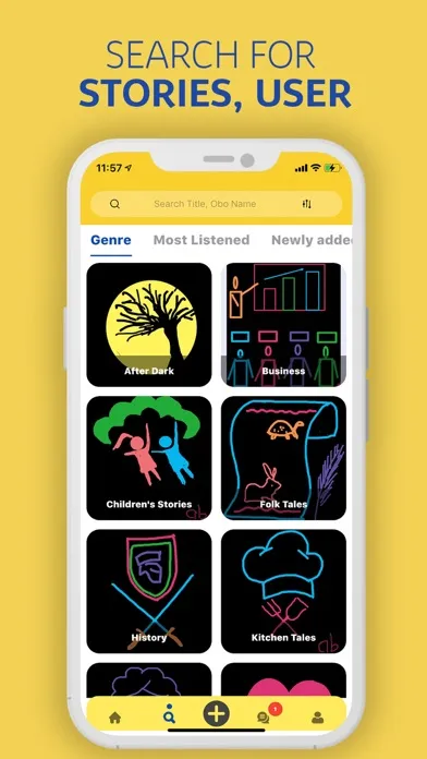 obo–storymobile, Audio stories Screenshots