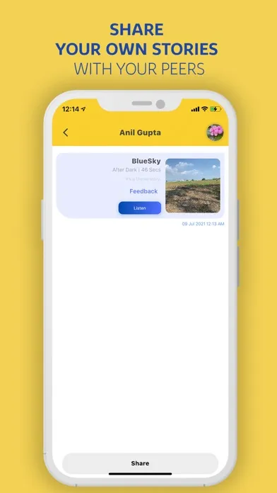 obo–storymobile, Audio stories Screenshots