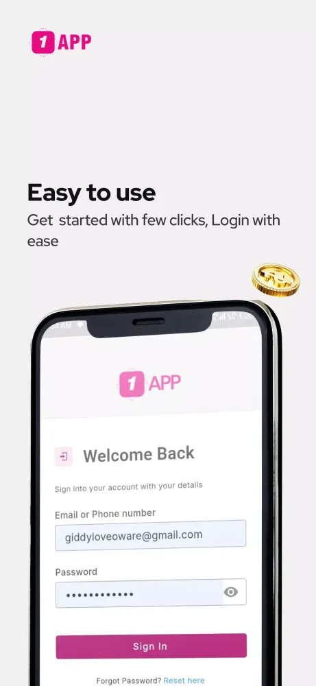 Ảnh chụp màn hình của 1app Lite