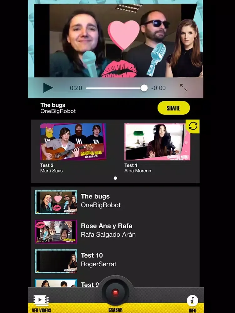 ภาพหน้าจอของ Dando la Nota - concurso iPad 