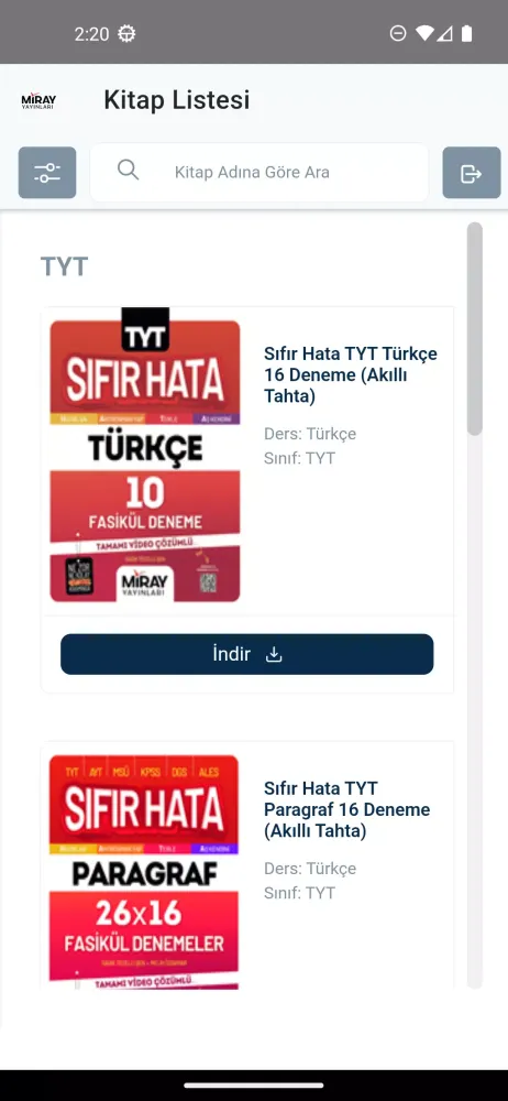 Miray Dijital Kütüphane应用截图