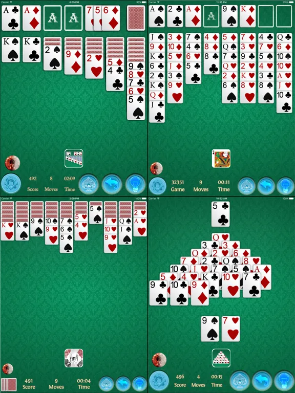 ภาพหน้าจอของ Solitaire Collection. iPad 