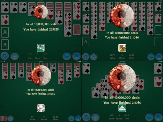 ภาพหน้าจอของ Solitaire Collection. iPad 