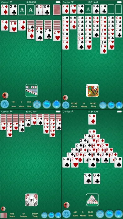 ภาพหน้าจอของ Solitaire Collection.