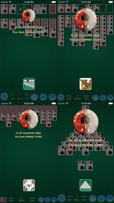 ภาพหน้าจอของ Solitaire Collection.