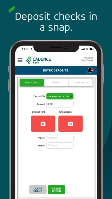 Cadence Treasury Mobile Ekran Görüntüleri