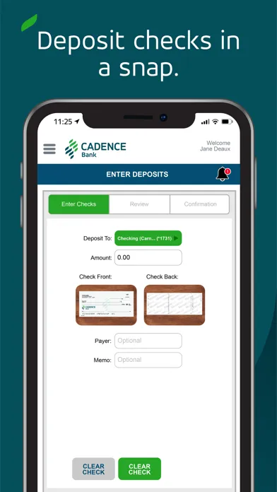 Cadence Treasury Mobile Ekran Görüntüleri