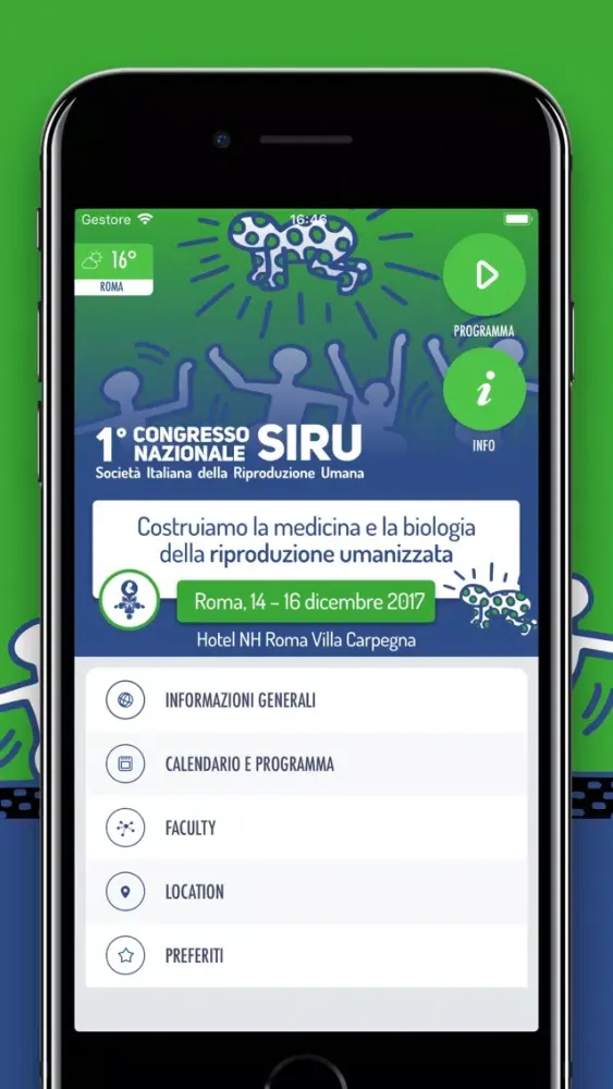 Captures d'écran de 1° Congresso Nazionale SIRU