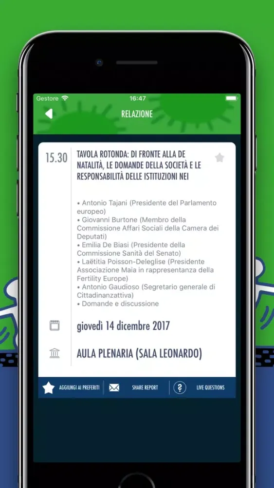 Captures d'écran de 1° Congresso Nazionale SIRU