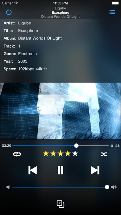 Capturas de pantalla de MonkeyMote Music Remote