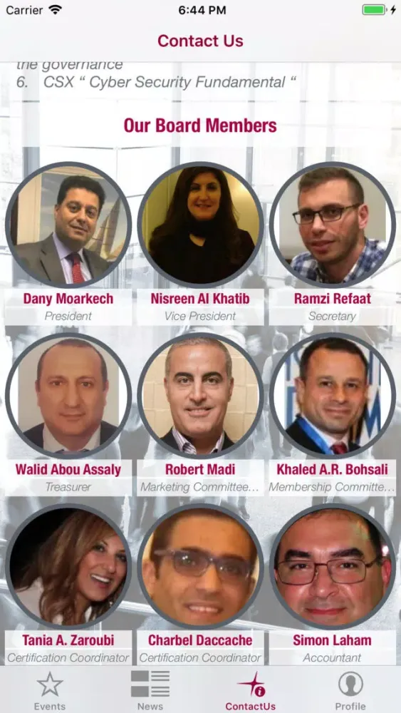 ISACA - Lebanon应用截图