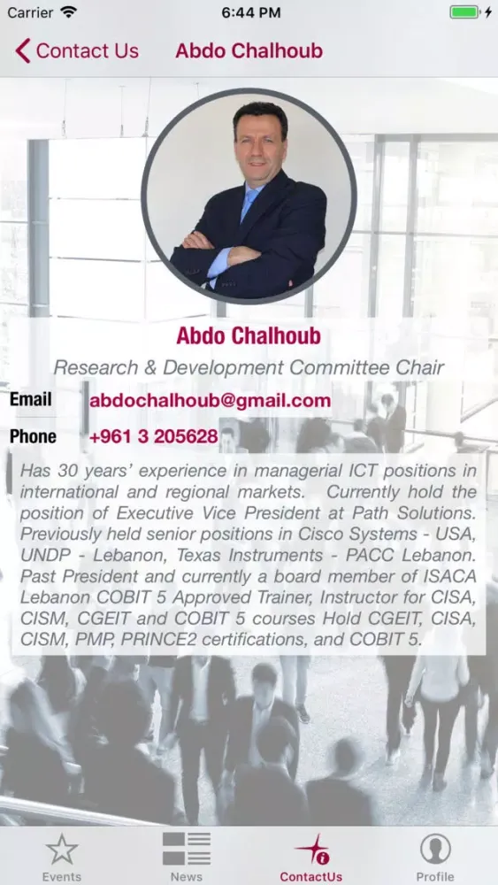 ISACA - Lebanon应用截图