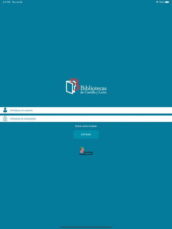 Bibliotecas Castilla y León iPad  スクリーンショット